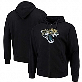 Men's Jacksonville Jaguars G III Sports by Carl Banks Primary Logo Full Zip Hoodie Black,baseball caps,new era cap wholesale,wholesale hats